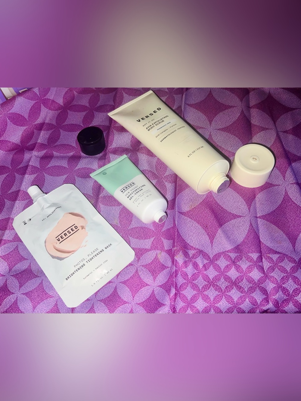Versed 3-Piece Skincare Bundle – NEW & SEALED